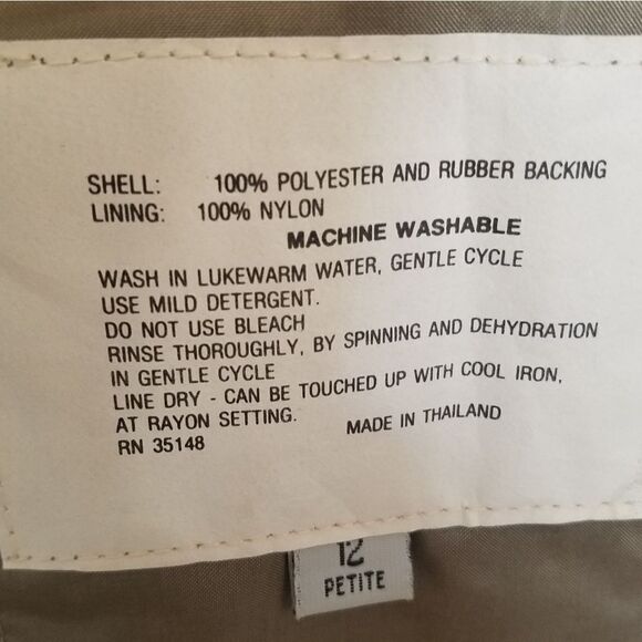 Vintage Misty Harbor Raincoat with Removable Wool Lining 12 - Picture 10 of 11